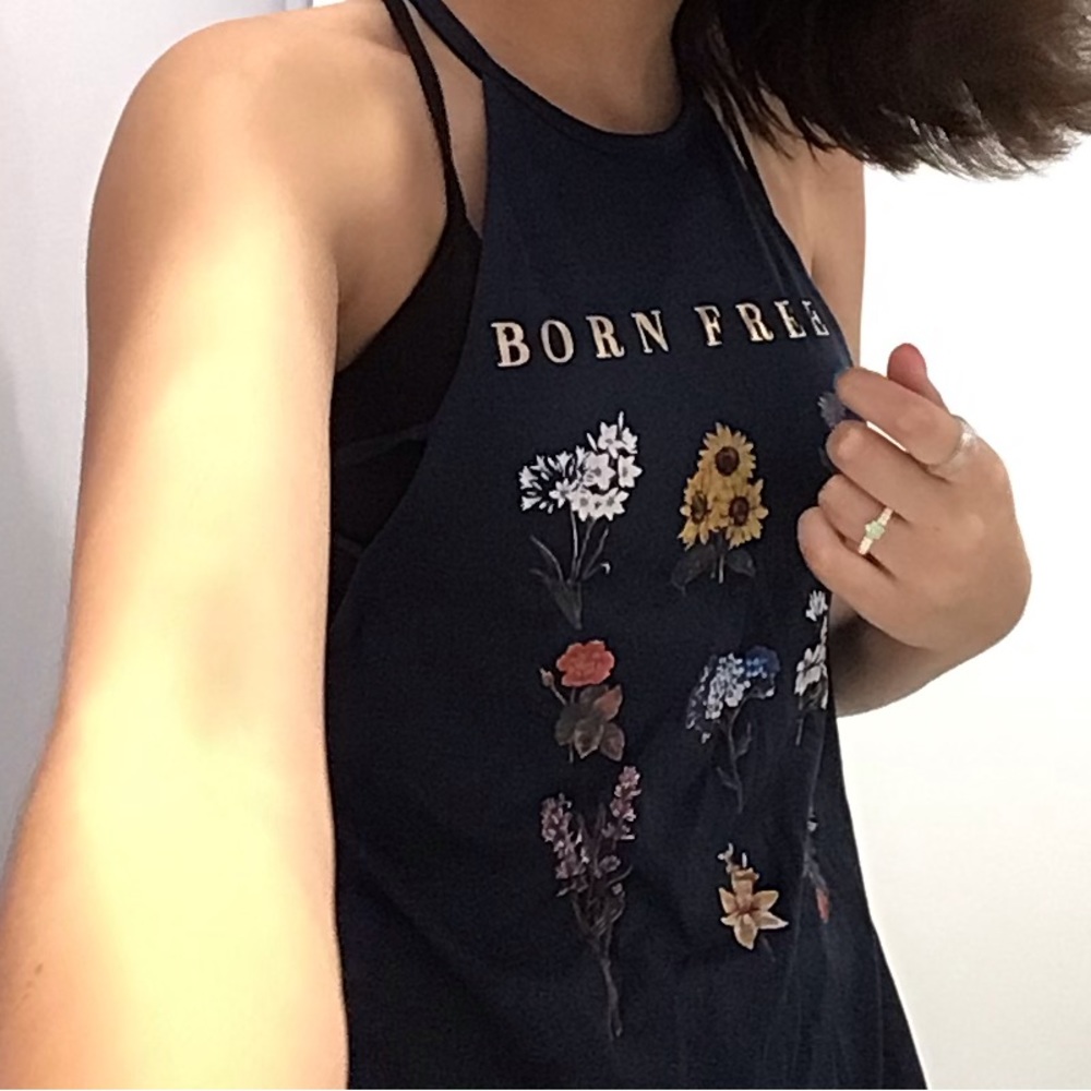 No boundaries “Born Free” Tanktop